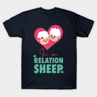 Romantic Sheep Couple | Valentine's Day | Gift Ideas T-Shirt